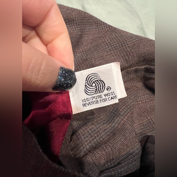 THE VILLAGER WOMEN’S SIZE 10 | WOOL BLAZER & SKIRT SUIT 2 PIECE SET VINTAGE - Picture 11 of 12